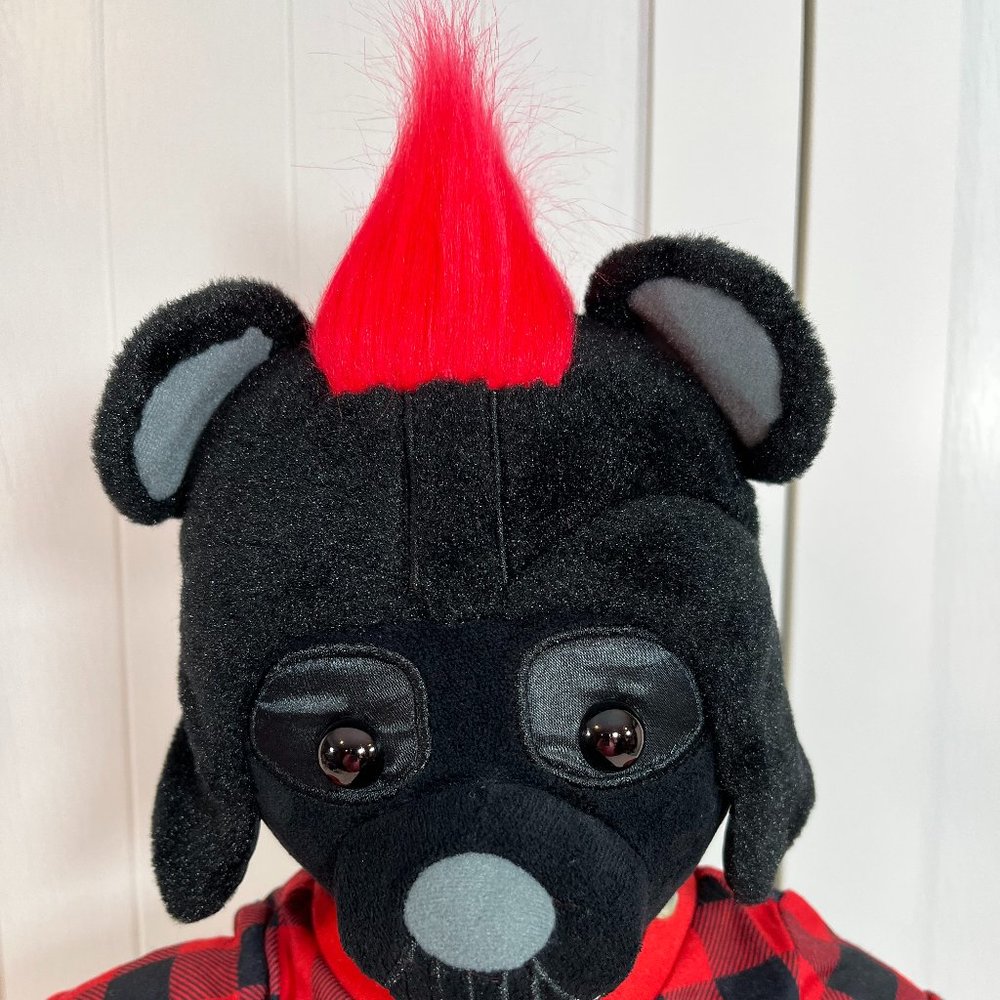 Build A Bear Mohawk Star Wars Darth Vader w/ NEW Checkered Pajamas and Sound - Picture 4 of 12